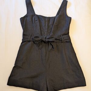 House of Harlow 1960 Black Romper